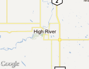 directions to high river alberta